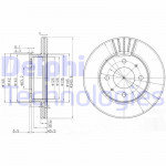 DELPHI Bremsscheibe