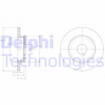 DELPHI Bremsscheibe