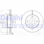 DELPHI Bremsscheibe