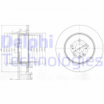 DELPHI Bremsscheibe