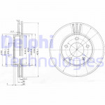 DELPHI Bremsscheibe