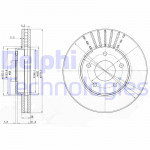 DELPHI Bremsscheibe