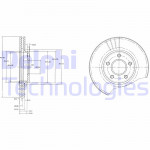 DELPHI Bremsscheibe