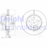 DELPHI Bremsscheibe