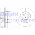 DELPHI Bremsscheibe