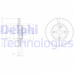 DELPHI Bremsscheibe