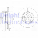 DELPHI Bremsscheibe