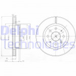DELPHI Bremsscheibe