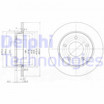 DELPHI Bremsscheibe