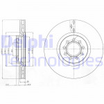 DELPHI Bremsscheibe
