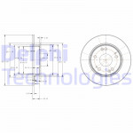 DELPHI Bremsscheibe