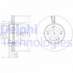 DELPHI Bremsscheibe