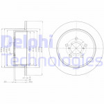 DELPHI Bremsscheibe