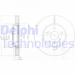 DELPHI Bremsscheibe