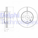 DELPHI Bremsscheibe