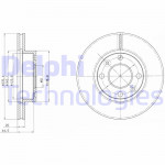 DELPHI Bremsscheibe