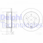DELPHI Bremsscheibe