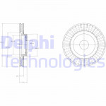 DELPHI Bremsscheibe