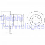 DELPHI Bremsscheibe