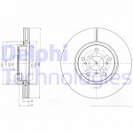 DELPHI Bremsscheibe