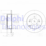 DELPHI Bremsscheibe