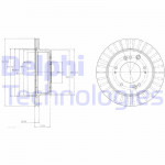 DELPHI Bremsscheibe