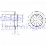 DELPHI Bremsscheibe