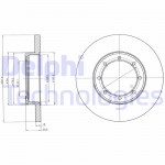 DELPHI Bremsscheibe