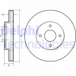 DELPHI Bremsscheibe