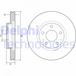 DELPHI Bremsscheibe