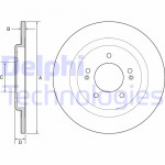 DELPHI Bremsscheibe