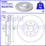 DELPHI Bremsscheibe