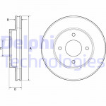 DELPHI Bremsscheibe