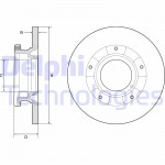 DELPHI Bremsscheibe