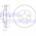 DELPHI Bremsscheibe