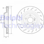 DELPHI Bremsscheibe