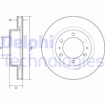 DELPHI Bremsscheibe
