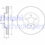 DELPHI Bremsscheibe