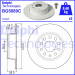 DELPHI Bremsscheibe