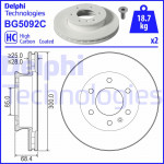 DELPHI Bremsscheibe