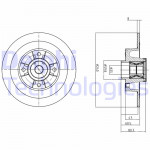 DELPHI Bremsscheibe