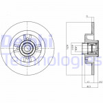DELPHI Bremsscheibe