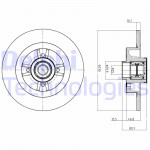DELPHI Bremsscheibe