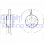 DELPHI Bremsscheibe