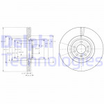DELPHI Bremsscheibe