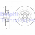 DELPHI Bremsscheibe