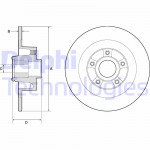 DELPHI Bremsscheibe