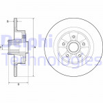 DELPHI Bremsscheibe