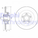 DELPHI Bremsscheibe