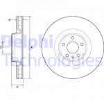 DELPHI Bremsscheibe